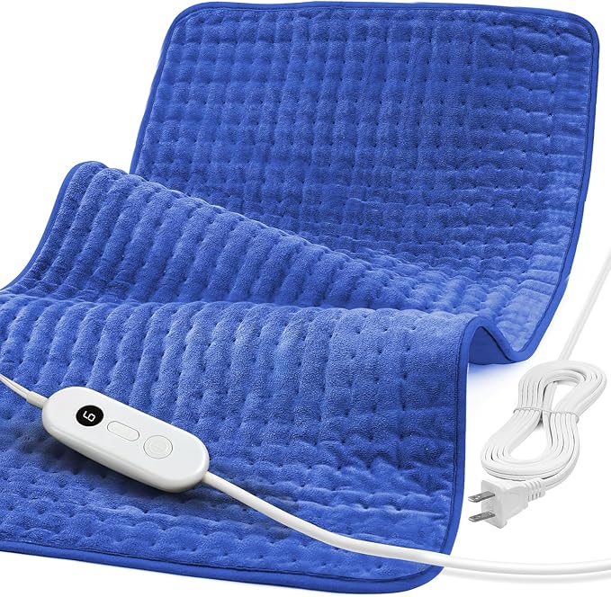 Heating Pad for Back Pain Relief, Auto Off, Moist Dry Heat Therapy, Machine by Makethewinterwarmer