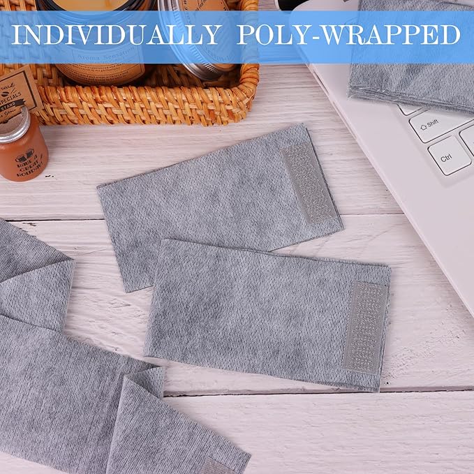 128 Pieces Disposable Spa Facial Headbands Stretch Non-Woven Facial Headband - Image 3
