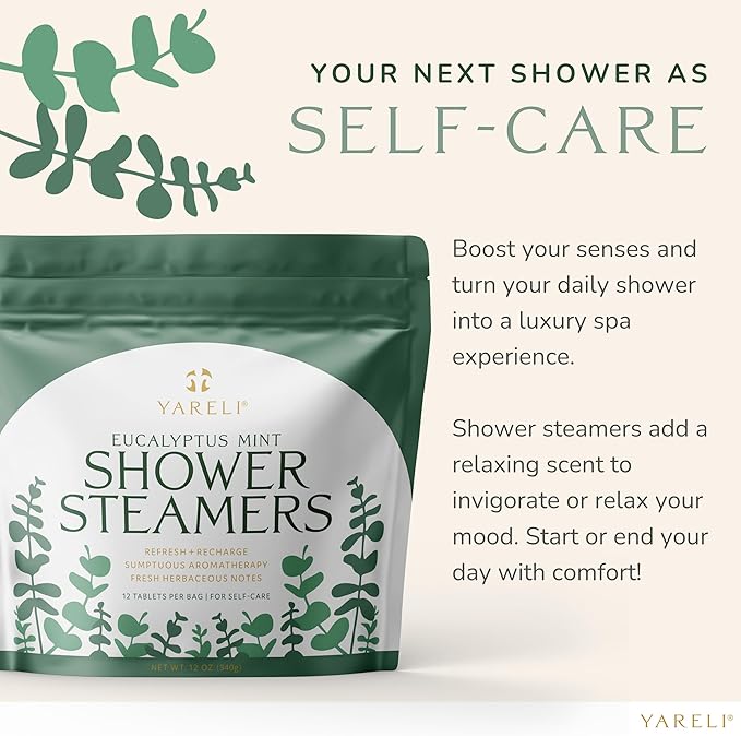 Yareli Eucalyptus Mint Shower Steamers Aromatherapy – Potent Essential Oils - Image 6