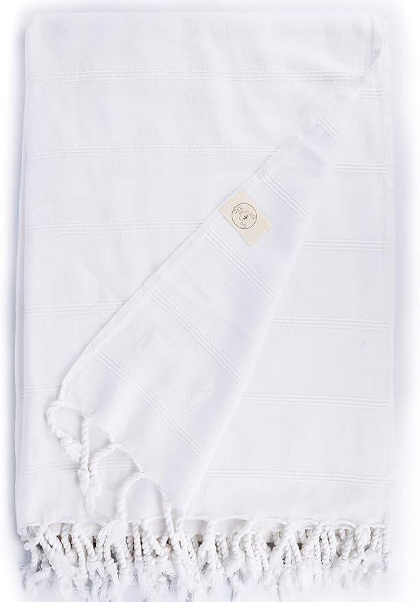 Bersuse 100% Cotton Troy XL Throw Blanket by Bersuse