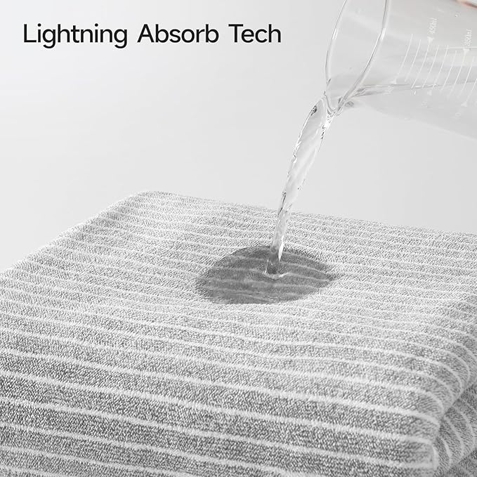 REDKISS Ultra Soft Bath Towels Set of 6 Large 35"x70" | 100% Microfiber - Image 4