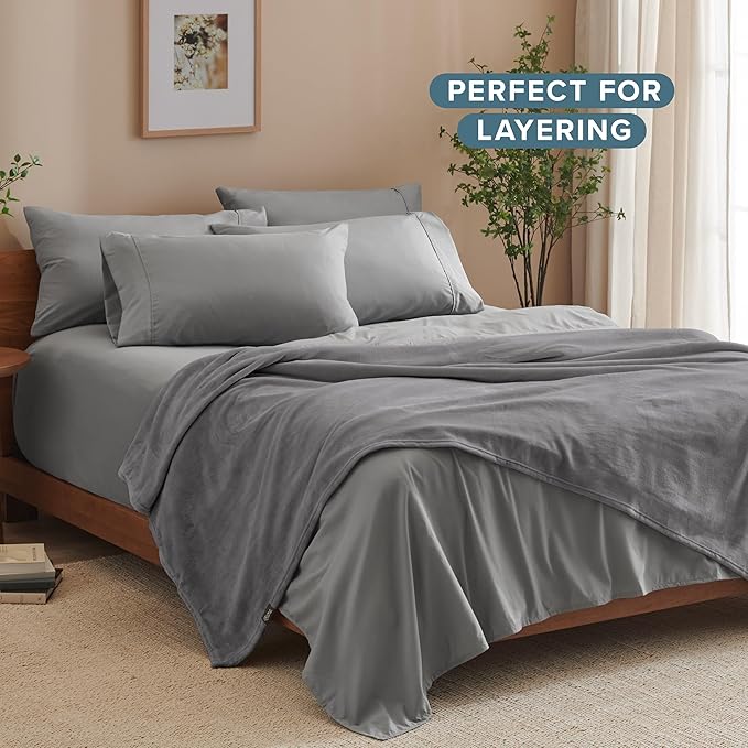 Bare Home Fleece Blanket - Image 9