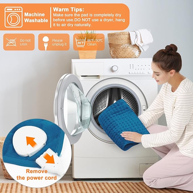 Deepsoon Heating Pad, Electric Heating Pads - Image 6