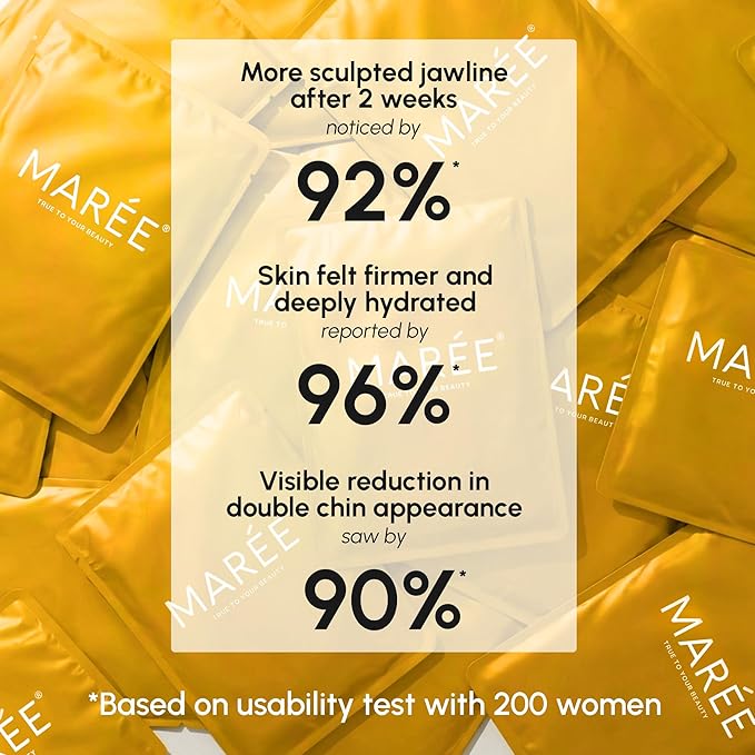 MAREE V Line Lifting Mask with 24K Gold – Deep Collagen Face Mask - Image 10