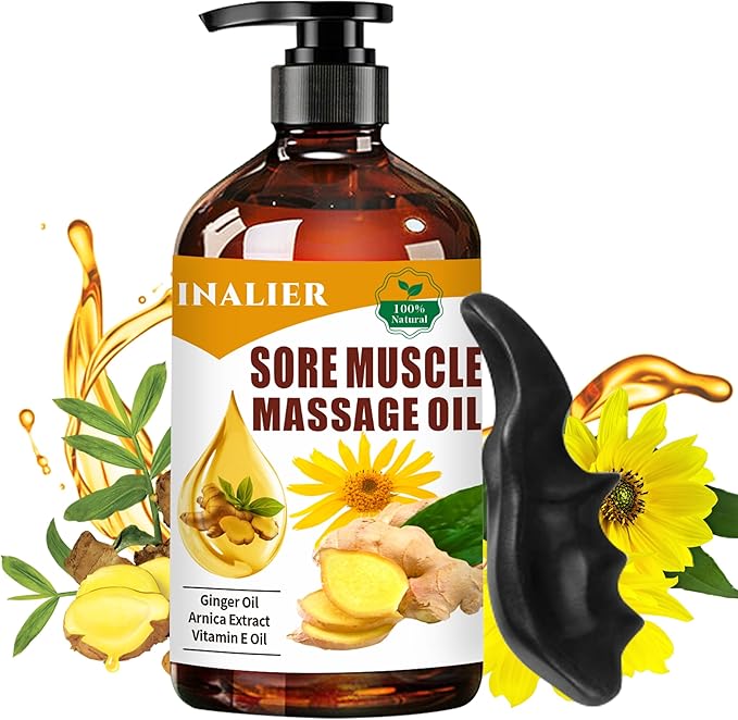 INALIER Sore Muscle Massage Oil, Gift by INALIER