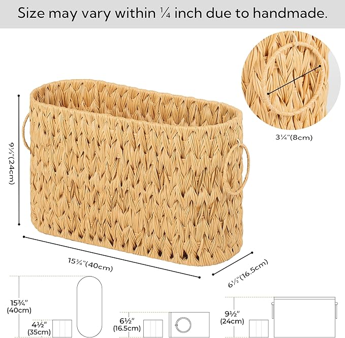 GRANNY SAYS Toilet Paper Storage, Bathroom Storage Basket, Toilet Paper Basket - Image 4