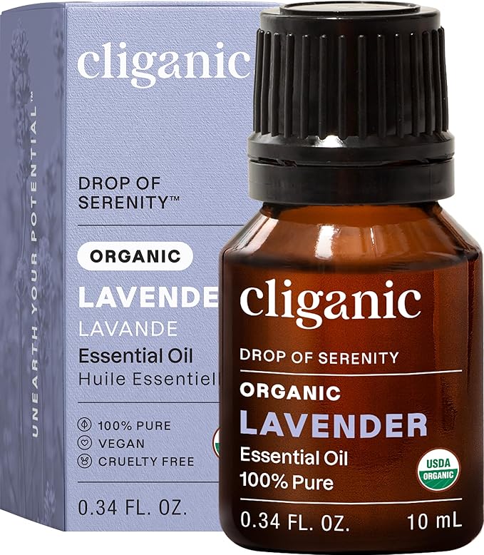 Cliganic Organic Lavender Essential Oil by Cliganic