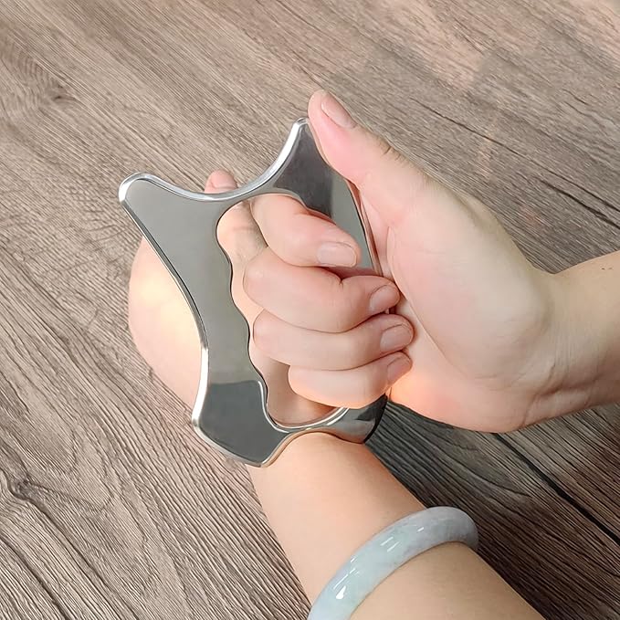 BYYDDIY 3 in 1 Stainless Steel Muscle Scraper Tools Set, Scraping Massage Tools - Image 4