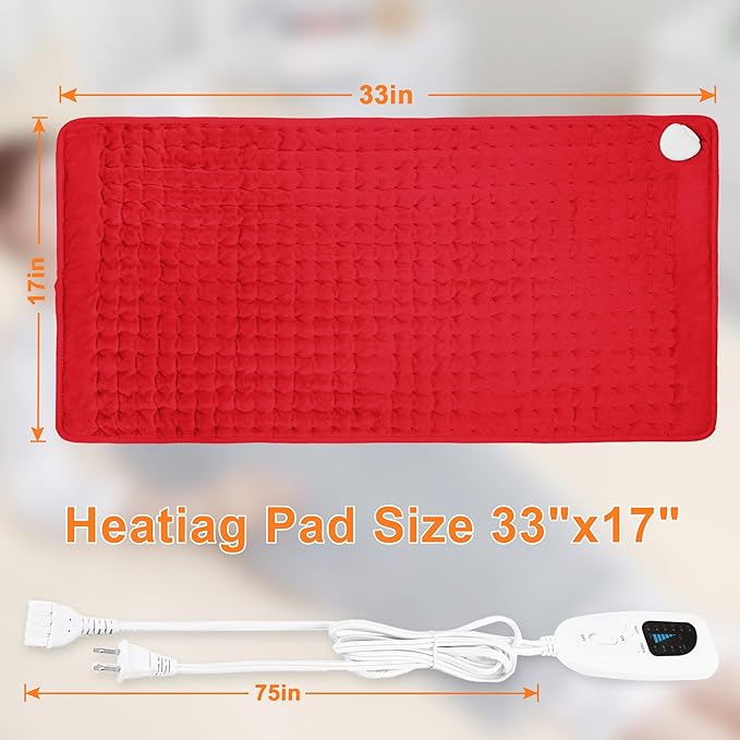 Deepsoon Heating Pad, Electric Heating Pads - Image 8