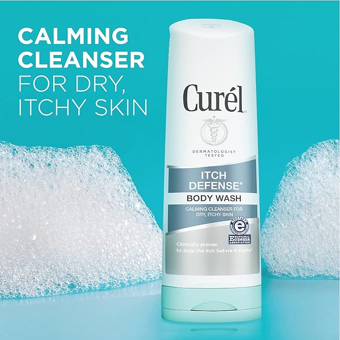 Curel Itch Defense Calming Daily Cleanser, Body Wash, Soap-free Formula - Image 3