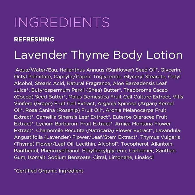 Andalou Naturals Lavender Thyme Refreshing Body Lotion, 8 Ounce - Image 7