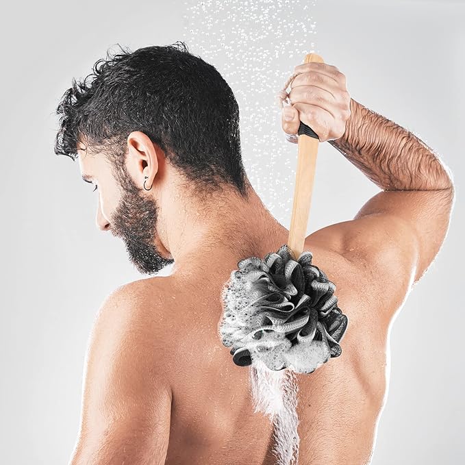 FORENEE Long Loofah with Handle, Back Scrubber - Image 8