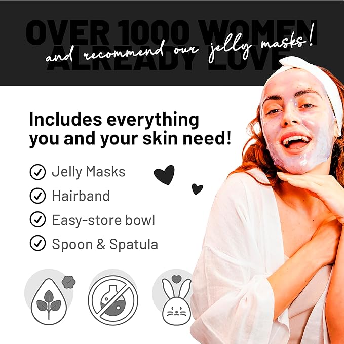 BRÜUN Jelly Mask Jar Black Gold Salicylic AC BHA Peel-Off Face Care Rubber Mask - Image 6