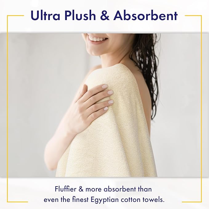 Alusa Home 100% Organic Zero-Twist Cotton Towels - Image 3
