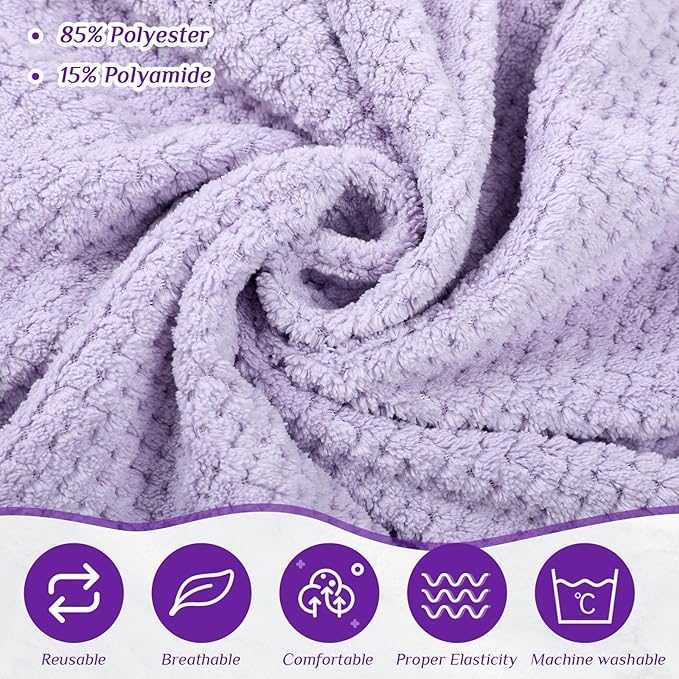 Tigeen Plus Size Towel Wrap for Women Spa Robe Set - Image 3