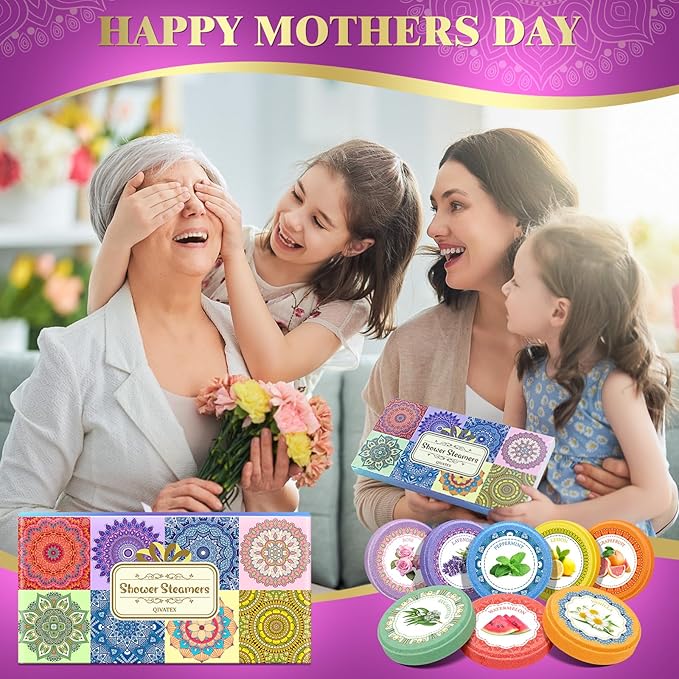 Qivatex Shower Steamers Aromatherapy, Mothers Day Gifts - Image 9