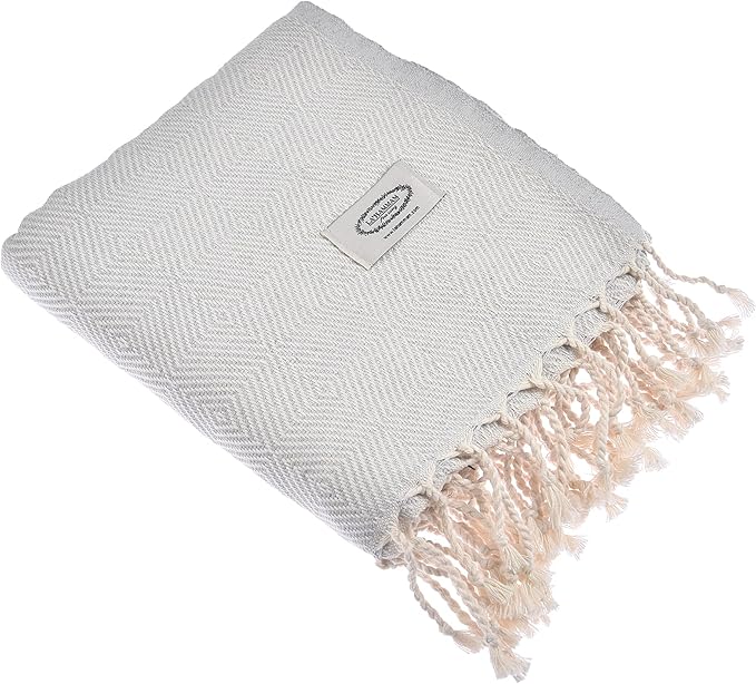 Personalized Embroidered Beach Towel | Throw Blanket, Easy Carry, Sand Free - Image 3
