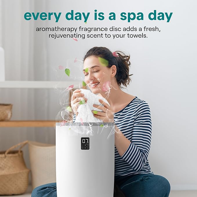 SereneLife Towel Warmer & Blanket Warmer, Single Touch Hot Towel Warmer - Image 3