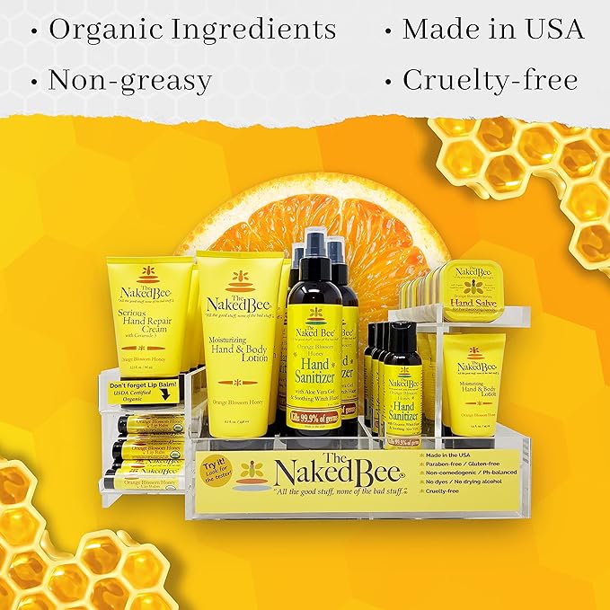 The Naked Bee Orange and Blossom Honey Moisturizing Hand and Body Lotion - Image 3