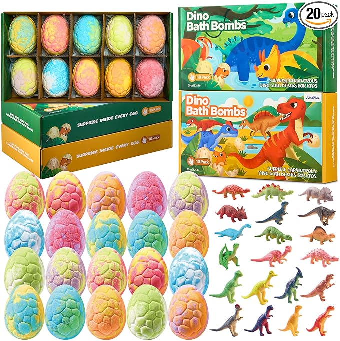 Dinosaur Bath Bombs for Kids by Unknown
