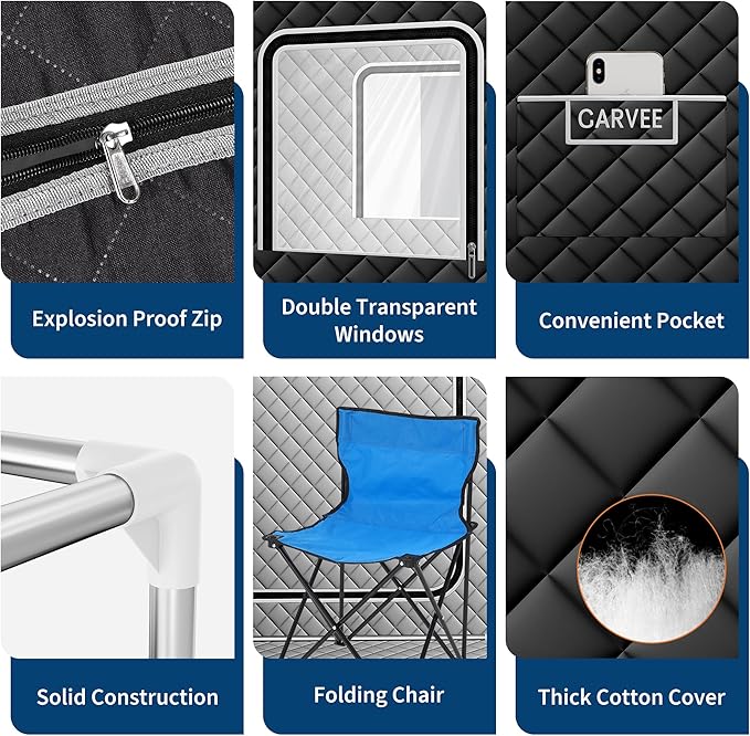 Garvee Sauna Box, Portable Sauna - Image 6