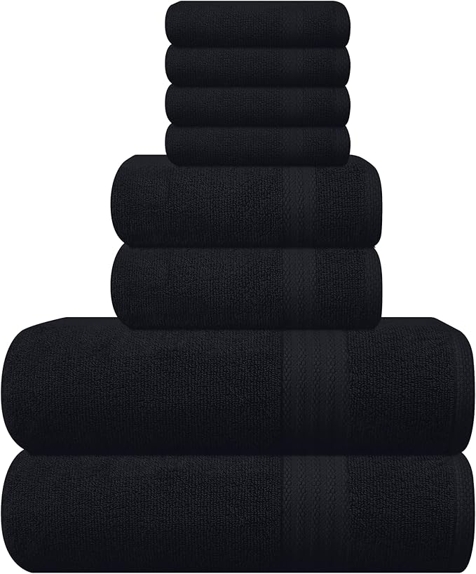 GLAMBURG Ultra Soft 8-Piece Towel Set by GLAMBURG