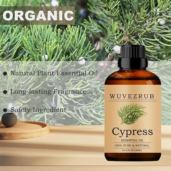 Cypress Essential Oils, 120ML Pure and Natural Essential Oil - Image 4