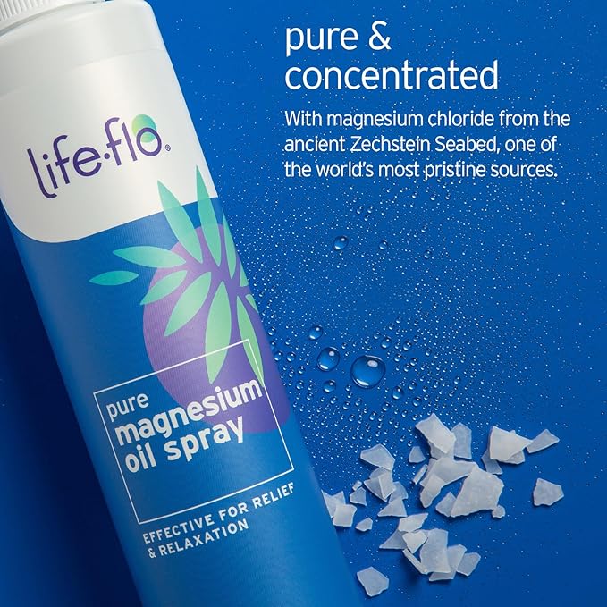LIFE-FLO Magnesium Lotion and Pure Magnesium Oil Spray Bundle - Image 2