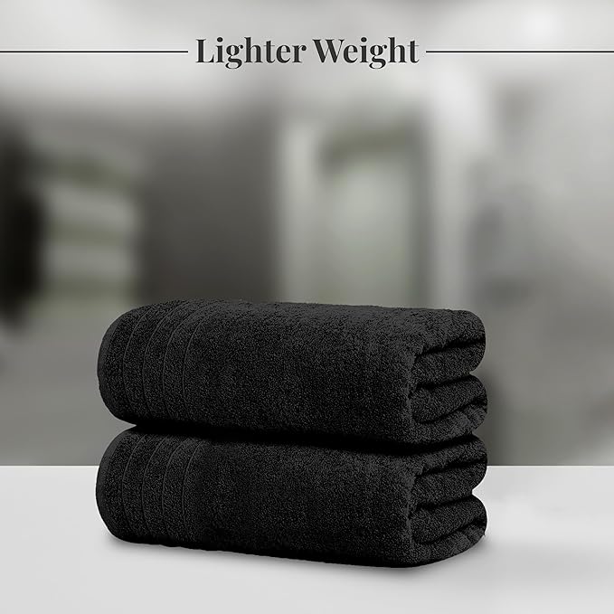 Tens Towels Pack of 4 Extra Large Bath Towels 30 x 60 Inches, 100% Cotton - Image 2