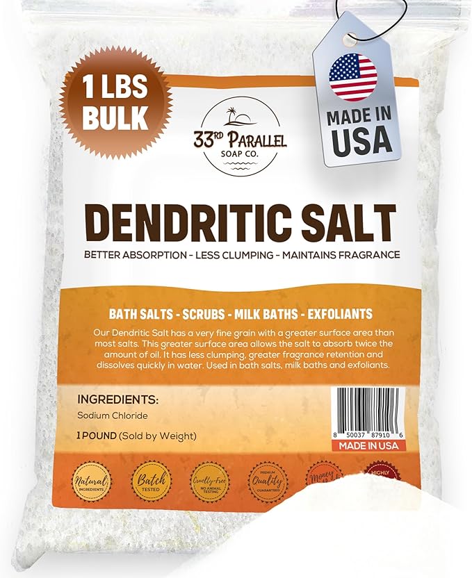 DENDRITIC Salt Premium Fine Grain by 33rdParallelSoapCo