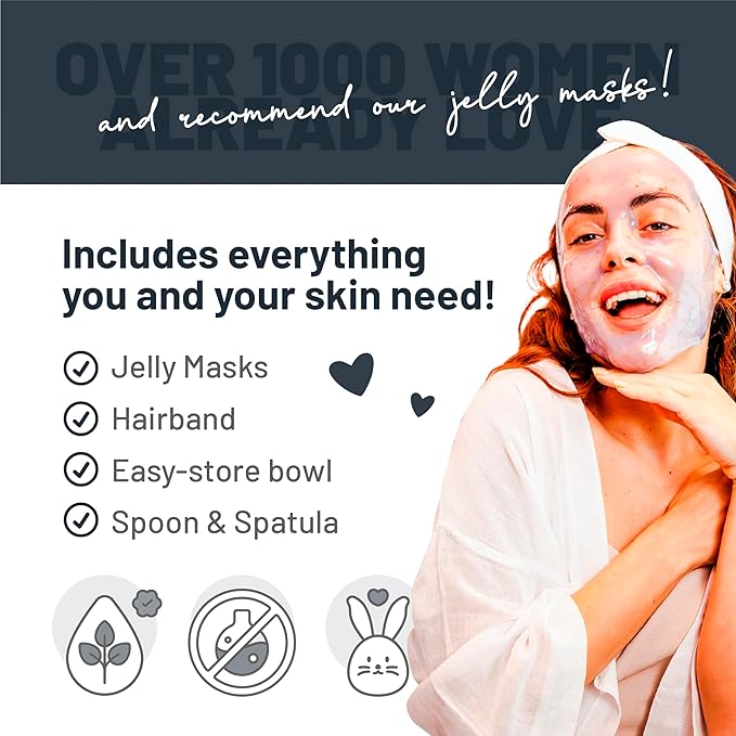 BRÜUN Jelly Mask Jar Sea Mud Peel-Off Face Care Rubber Mask | 23 fl oz Skin - Image 6