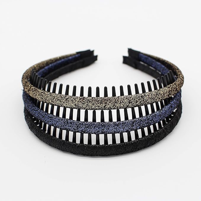 JOBAND Multicolor Stylish Teeth Comb Hair Hoop Hairband Headband Soft Comfy - Image 2