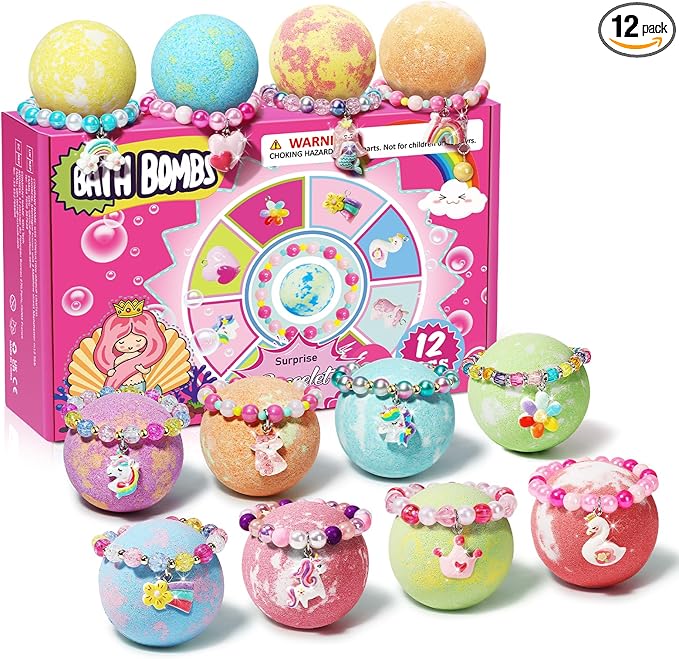 Unicorn Bath Bombs for Kids Girls by sanyi