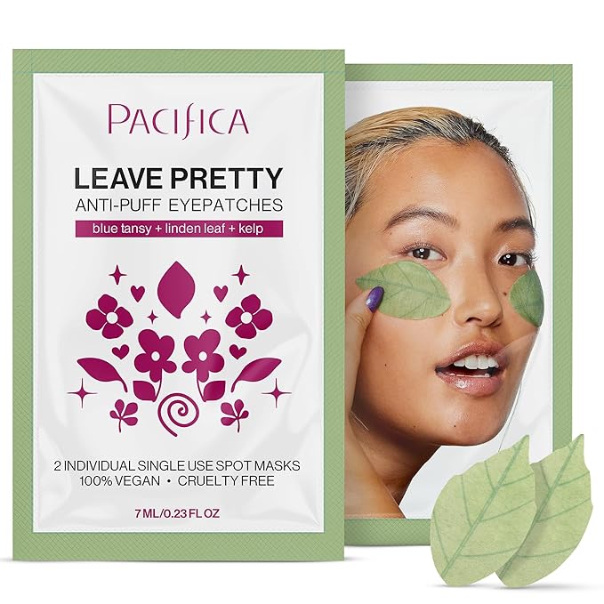 Pacifica Undereye Spot Serum Mask – Leave Pretty Anti-Puff Eye Patches by PacificaBeauty