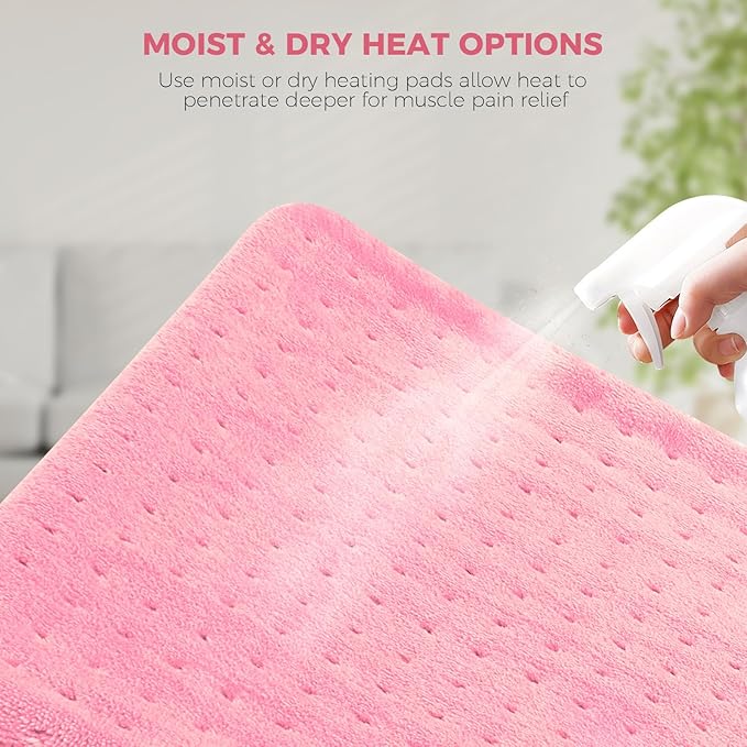 NOWWISH Heating Pad for Back Pain Relief & Period Cramps, 12x24 Inches Electric - Image 8