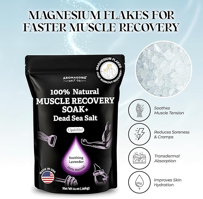 Aromasong Muscle Recovery Bath Soak 3 LB - Image 3