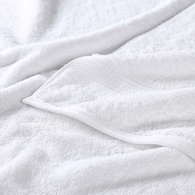 Superior Egyptian Cotton 8-Piece Towel Set, Guest Bath Decor Essentials - Image 4