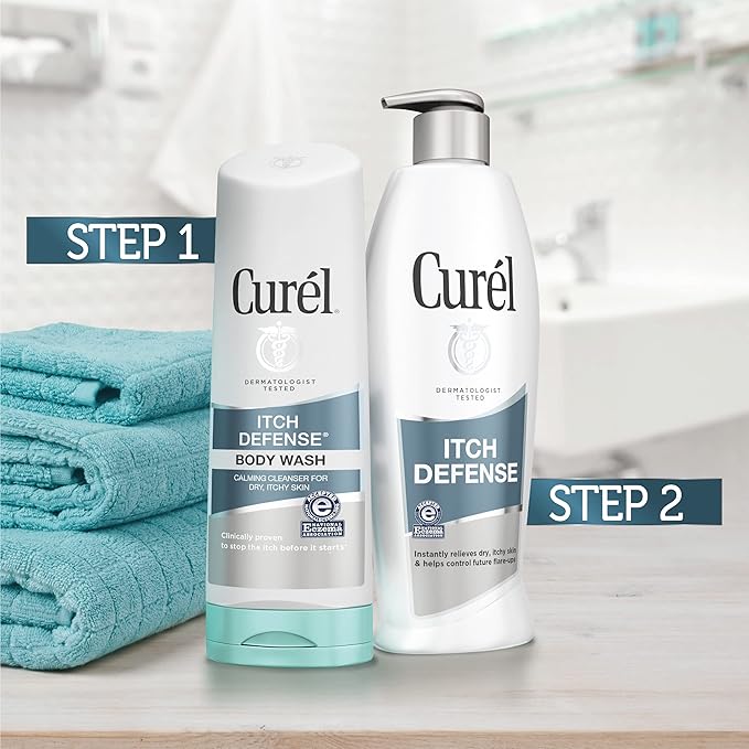 Curel Itch Defense Calming Daily Cleanser, Body Wash, Soap-free Formula - Image 7