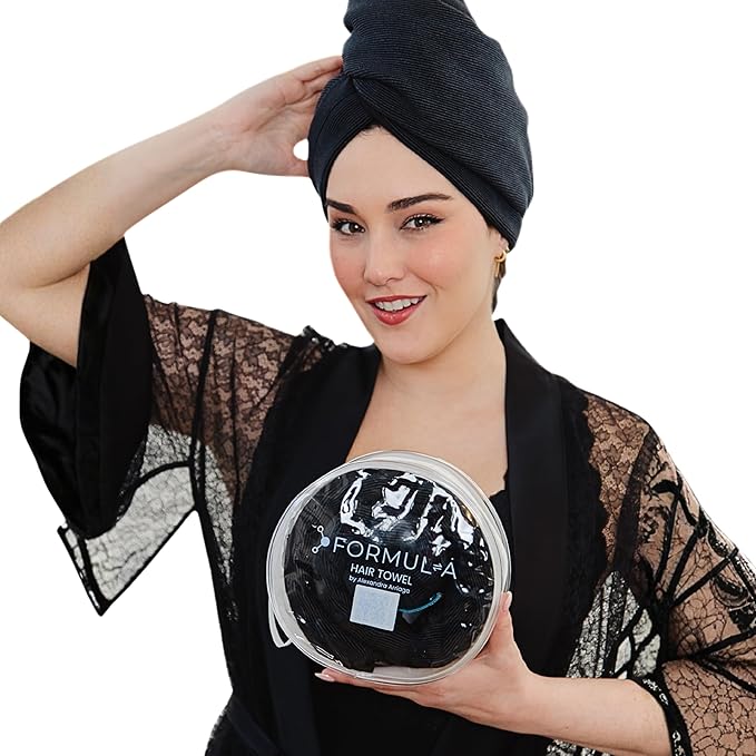 FORMUL-A Microfiber Hair Towel Wrap – Anti Frizz Towel by Unknown