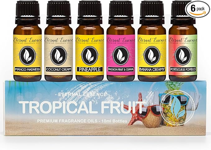 Eternal Essence Oils Tropical Fruit Set of 6 Premium Fragrance Oils by EternalEssenceOils