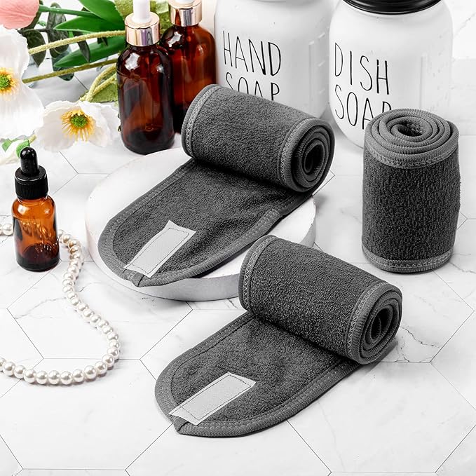 Hoteam 30 Pack Spa Headband Facial Esthetician Hair Wrap - Image 6