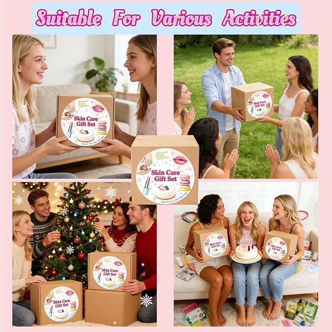 204PCS Spa Party Supplies for Women, Spa Party Favors Include Facial Masks - Image 6