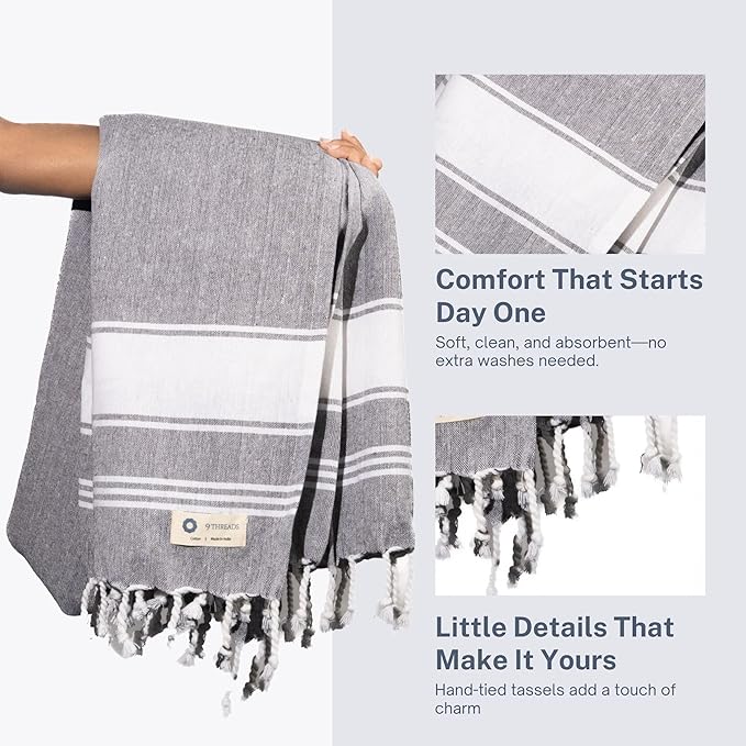 Cotton Turkish Beach Towel - Image 9