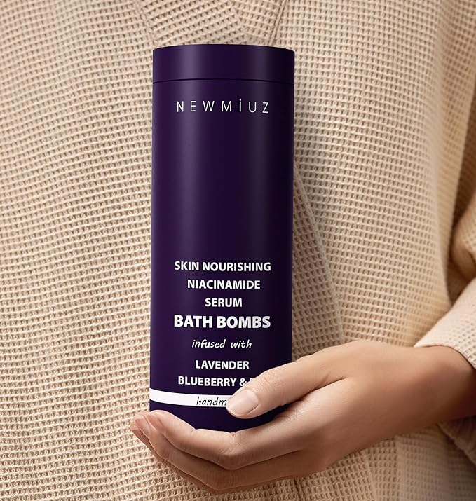 Lavender Bath Bombs Skin Nourishing Moisturize Niacinamide Serum Lavender - Image 7
