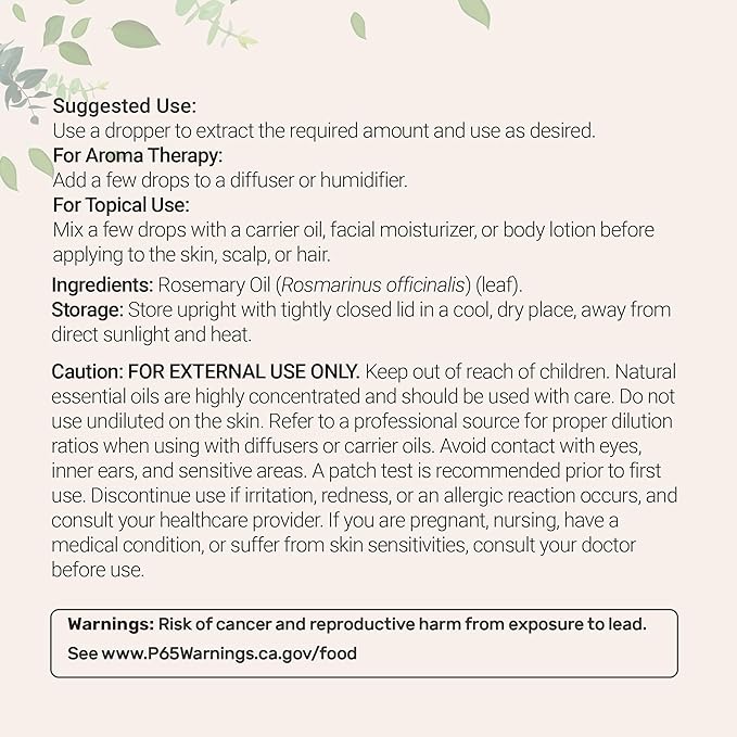 Micro Ingredients Rosemary Essential Oil - Image 2