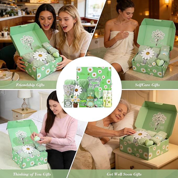 Mothers Day Gifts for Mom, Self Care Get Well Soon Gift Baskets for Women - Image 9