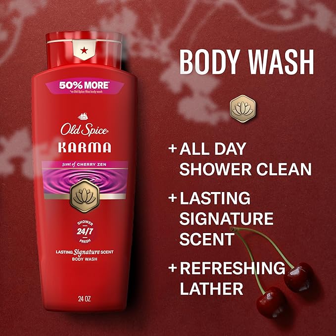 Old Spice Body Wash for Men, 24/7 Shower Fresh & Clean w/Daily Use, Lasting - Image 2