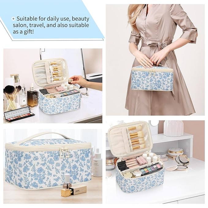 OCHEAL Makeup Bag Portable Cosmetic Bag - Image 6
