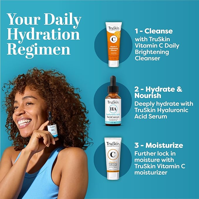 TruSkin Hyaluronic Acid Serum for Face – 7 Ultra-Hydrating Ingredients – - Image 5