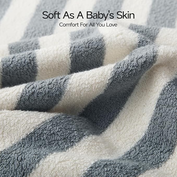 REDKISS 3-Pack Gray Hand Towels - Image 6